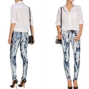 Rag & Bone Bleached Skinny Jeans